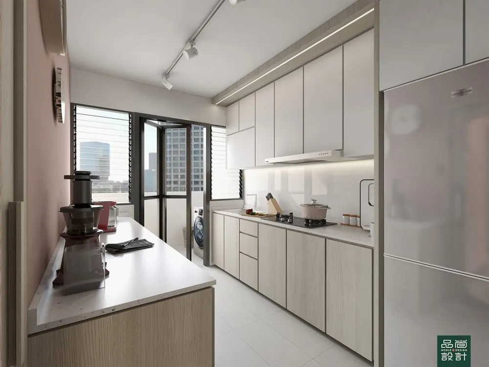Kitchen in Alkaff Lakeview 4-room — interior by Noble Interior Design