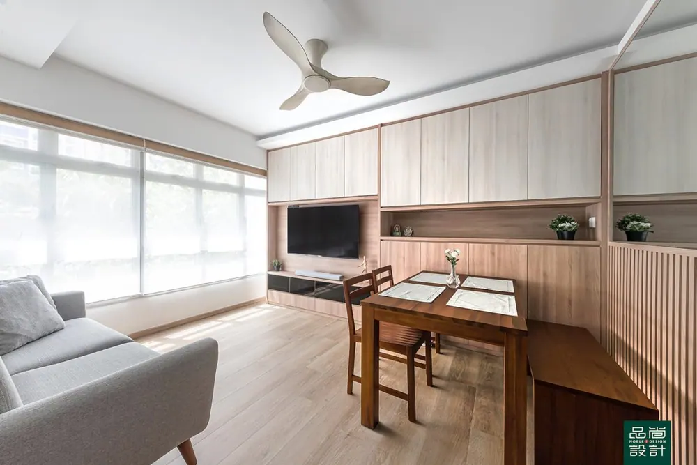 Living room in Teck Ghee Vista @ AMK 4-room — interior by Noble Interior Design