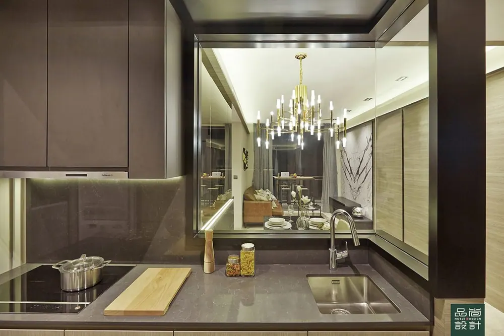 Kitchen in Jervois Treasures 2 Bedroom — interior by Noble Interior Design