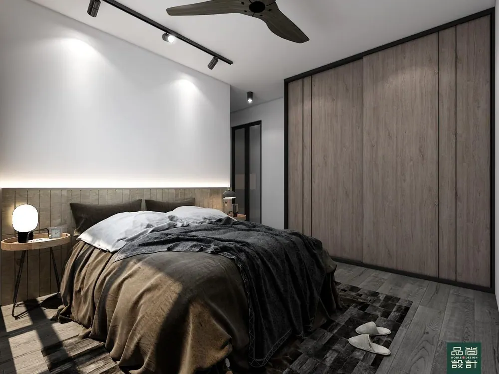 Master bedroom in Punggol Edgefield Plains 4-room — interior by Noble Interior Design
