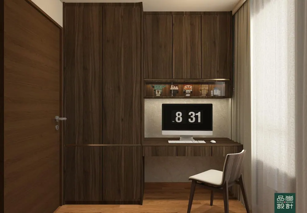Study in Stirling Residences 2+1 Bedroom — interior by Noble Interior Design