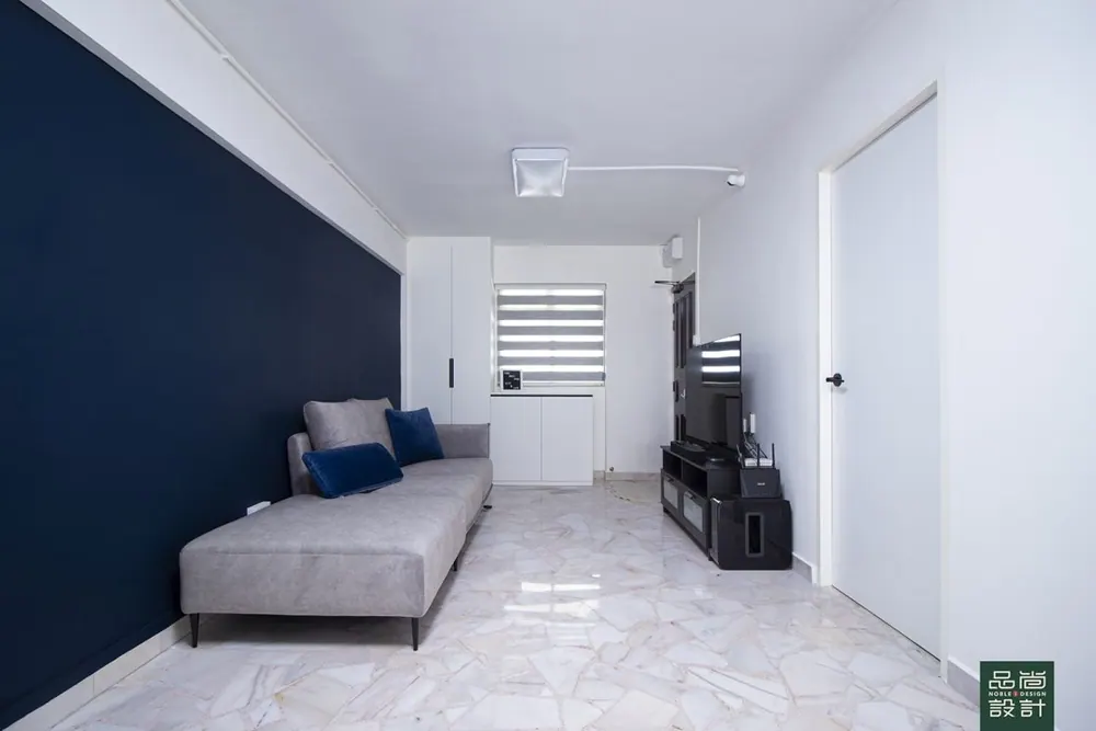 Living room in Yishun Gardens 3-room — interior by Noble Interior Design