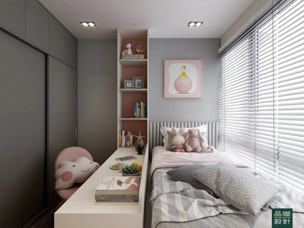 Bedroom in Hundred Palms Residences 3 Bedroom — interior by Noble Interior Design