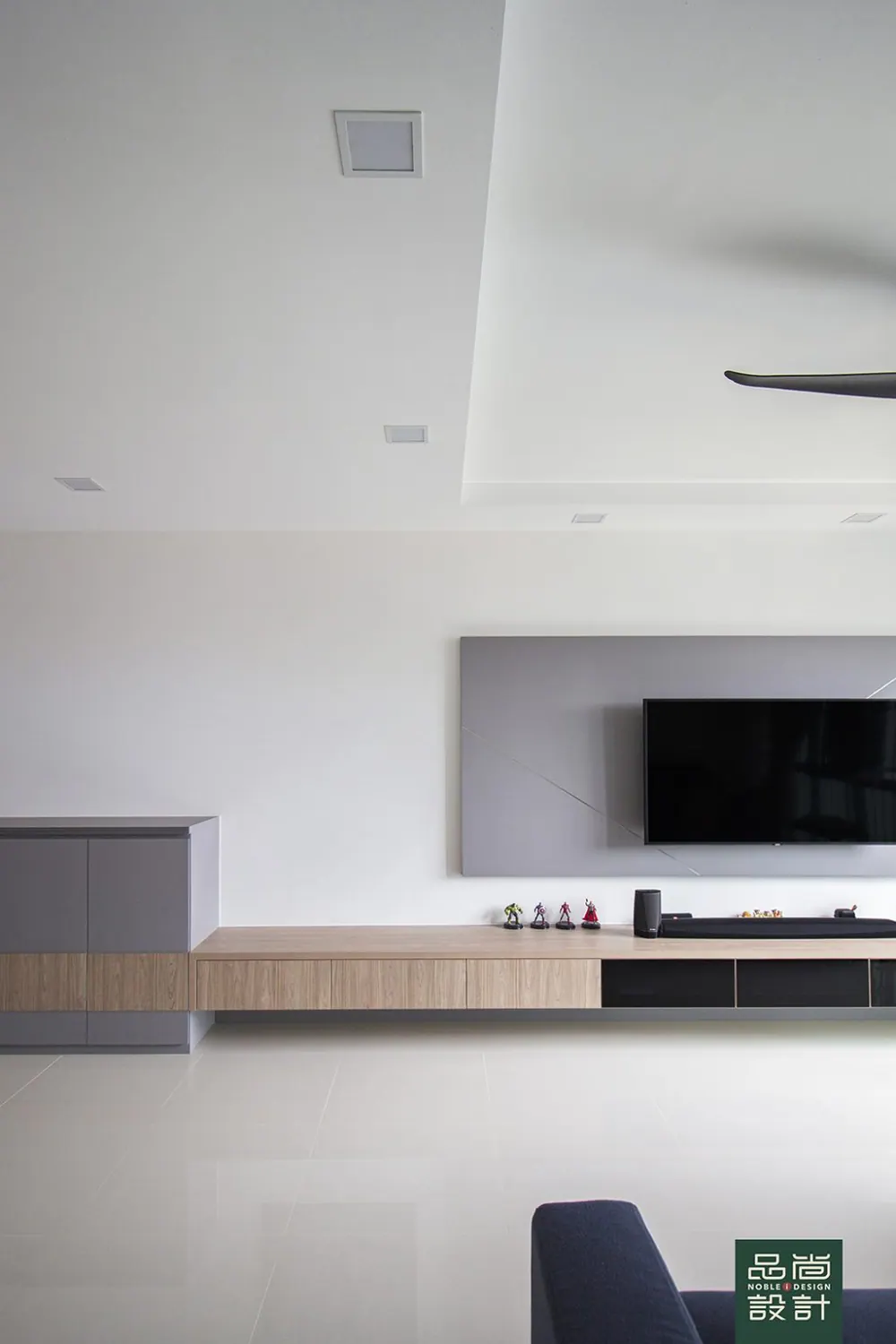 Living room in Admiralty Dr 4-room — interior by Noble Interior Design