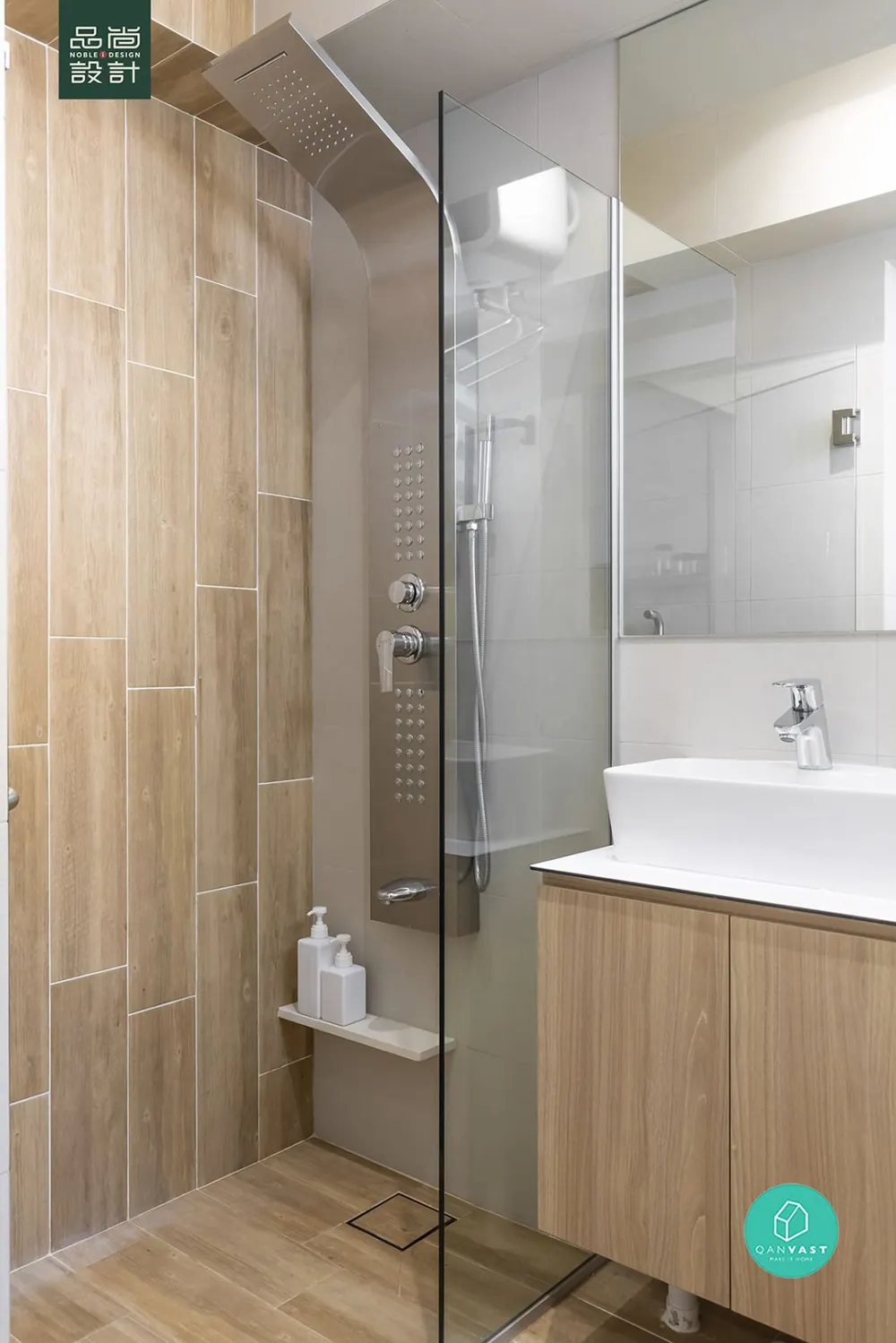 Bathroom in Farrer Park View 3-room — interior by Noble Interior Design