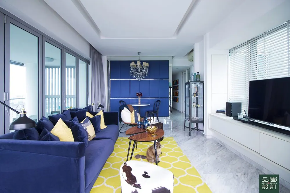 Living room in Pavilion 11 3 Bedroom — interior by Noble Interior Design