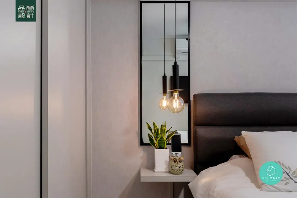Master bedroom in Toa Payoh Court 3-room — interior by Noble Interior Design