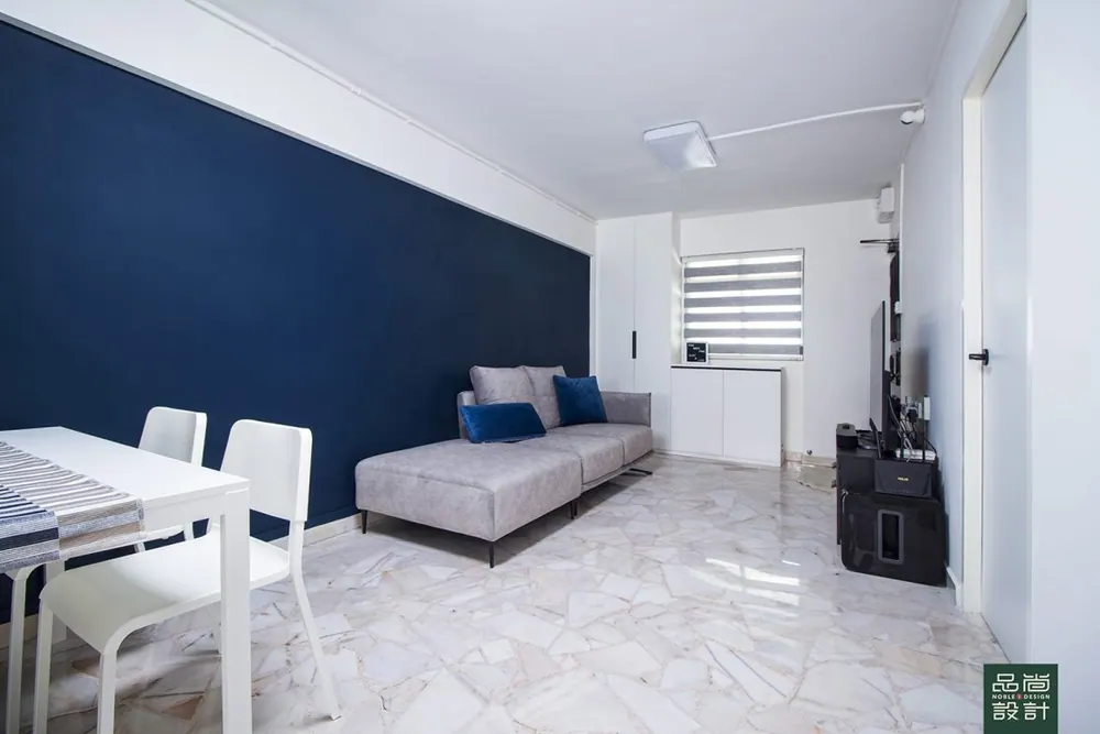 Living room in Yishun Gardens 3-room — interior by Noble Interior Design
