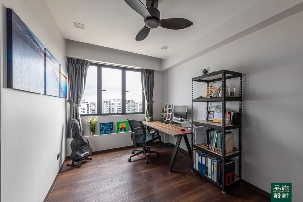 Study in Fortune Jade 3 Bedroom — interior by Noble Interior Design