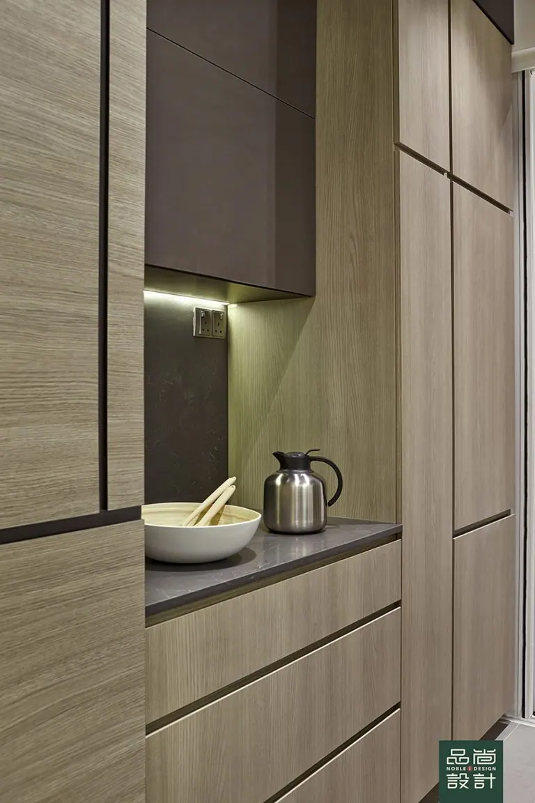 Kitchen in Jervois Treasures 2 Bedroom — interior by Noble Interior Design