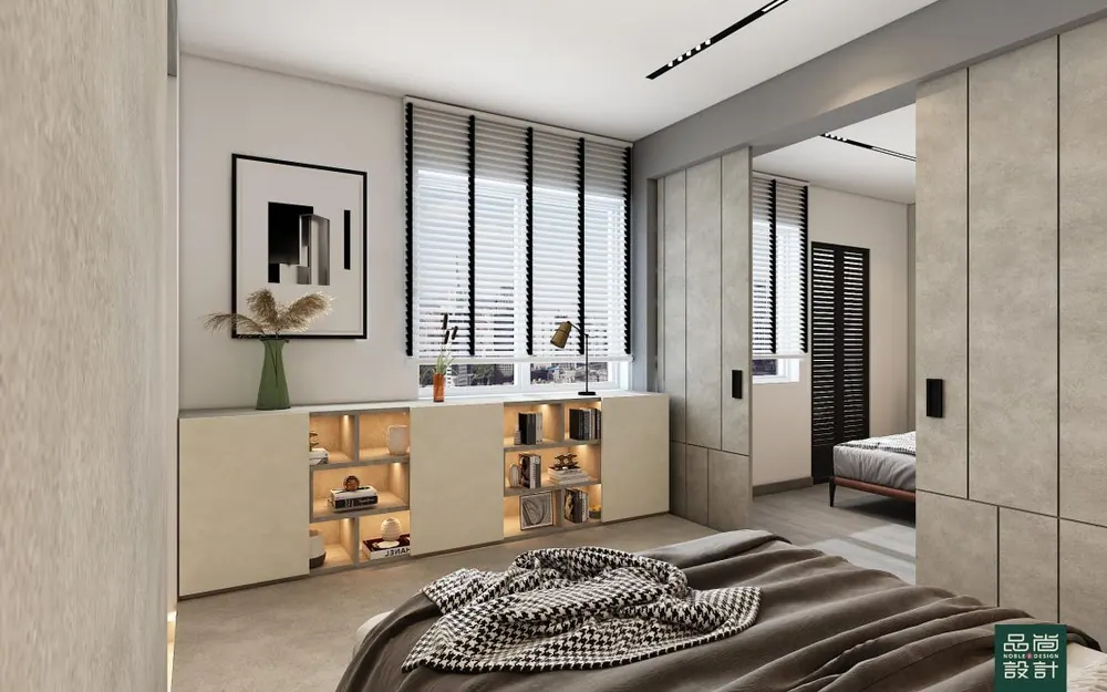 Master bedroom in Jumbo Flat @ Bishan — interior by Noble Interior Design