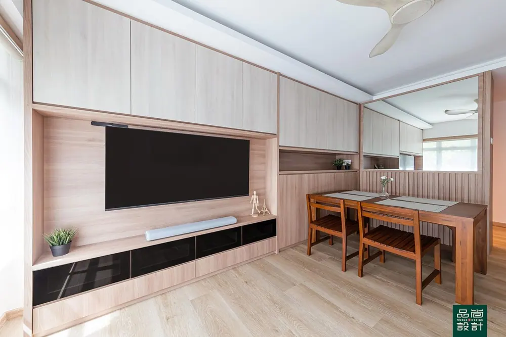 Living room in Teck Ghee Vista @ AMK 4-room — interior by Noble Interior Design
