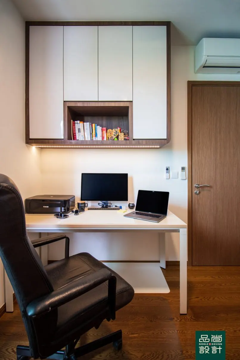 Study in Kingsford Waterbay 3 Bedroom — interior by Noble Interior Design