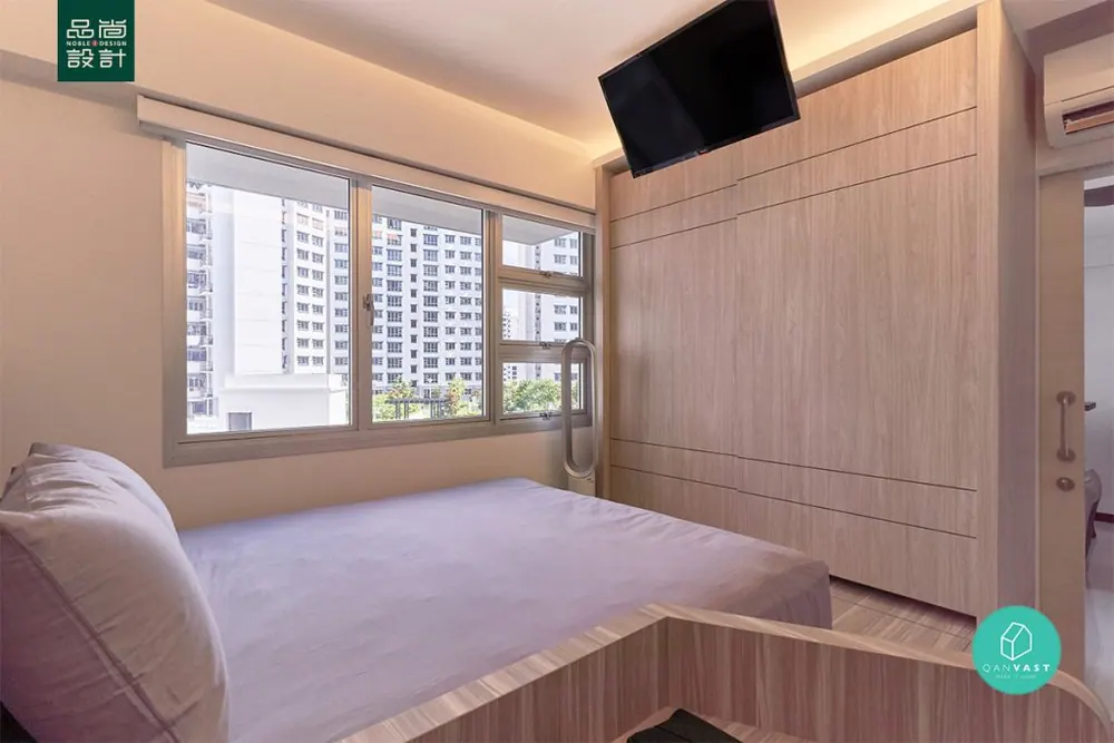 Bedroom in Sun Natura @ Sembawang Crescent 2-room — interior by Noble Interior Design