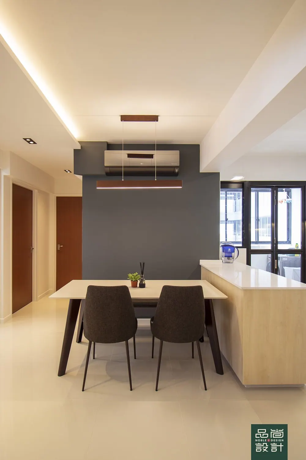 Dining area in Tampines Green Ridges 4-room — interior by Noble Interior Design