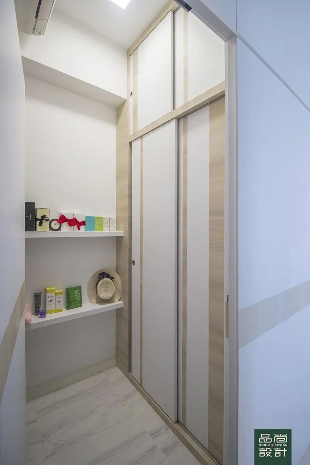 Wardrobe in The Alps Residences 2 Bedroom — interior by Noble Interior Design