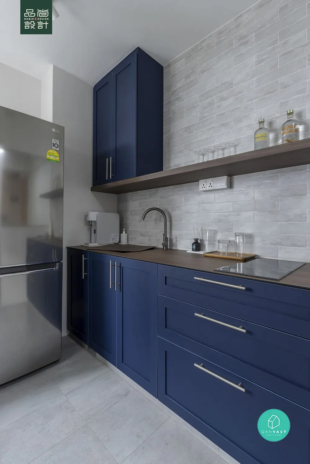 Kitchen in Farrer Park View 3-room — interior by Noble Interior Design