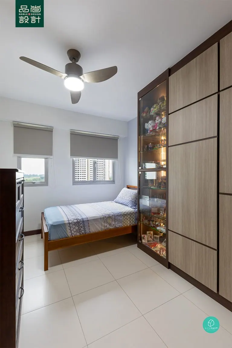 Bedroom in Fernvale Ridge 5-room — interior by Noble Interior Design