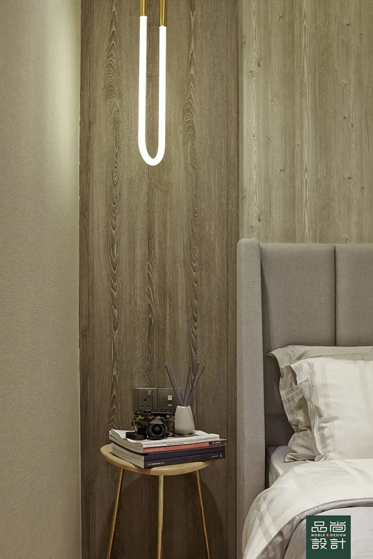 Master bedroom in Jervois Treasures 2 Bedroom — interior by Noble Interior Design