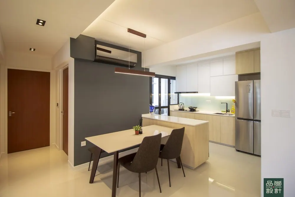 Dining area in Tampines Green Ridges 4-room — interior by Noble Interior Design