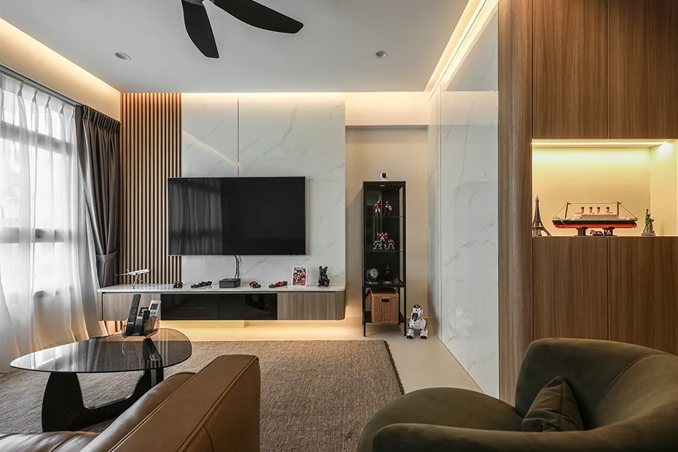 Alkaff Breeze 4-room — interior by Noble Interior Design