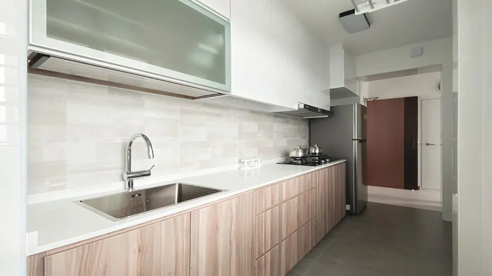 Kitchen in Anchorvale Plains 2-room — interior by Noble Interior Design