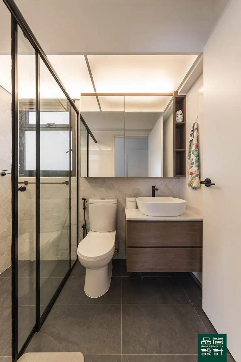 Bathroom in Alkaff Lakeview 4-room — interior by Noble Interior Design