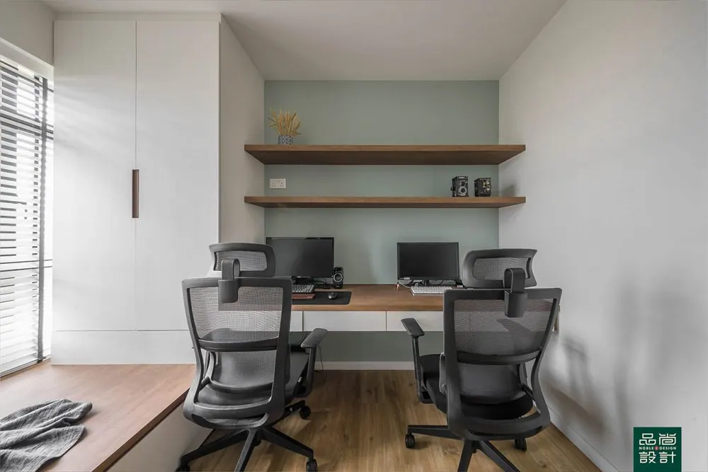 Study in Alkaff Lakeview 4-room — interior by Noble Interior Design