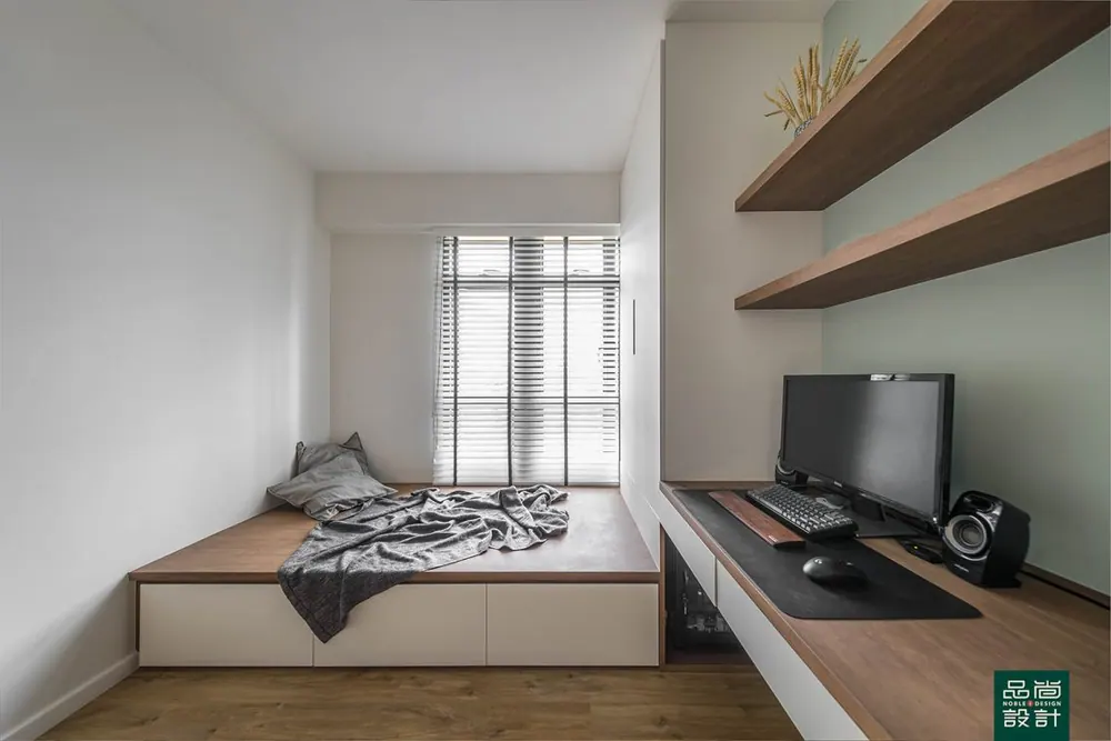 Study in Alkaff Lakeview 4-room — interior by Noble Interior Design