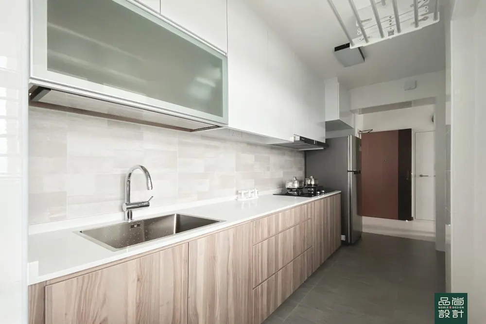 Kitchen in Anchorvale Plains 2-room — interior by Noble Interior Design