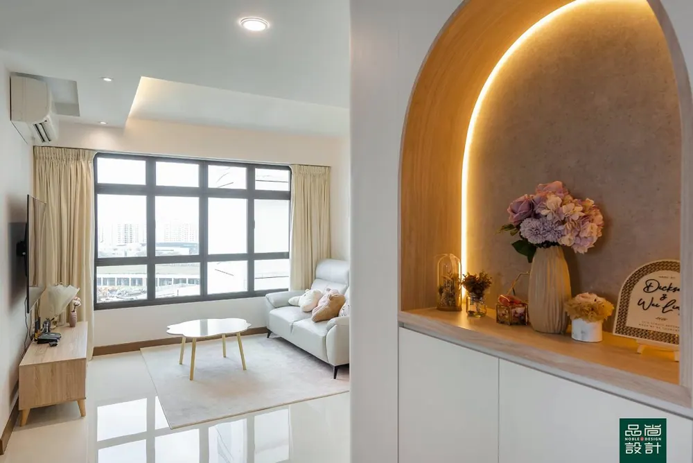 Compassvale Helm @ Sengkang 4-room — interior by Noble Interior Design