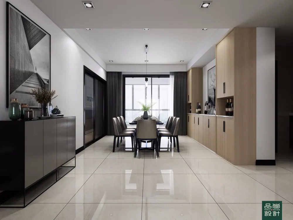 Dining area in Oversea Project — interior by Noble Interior Design