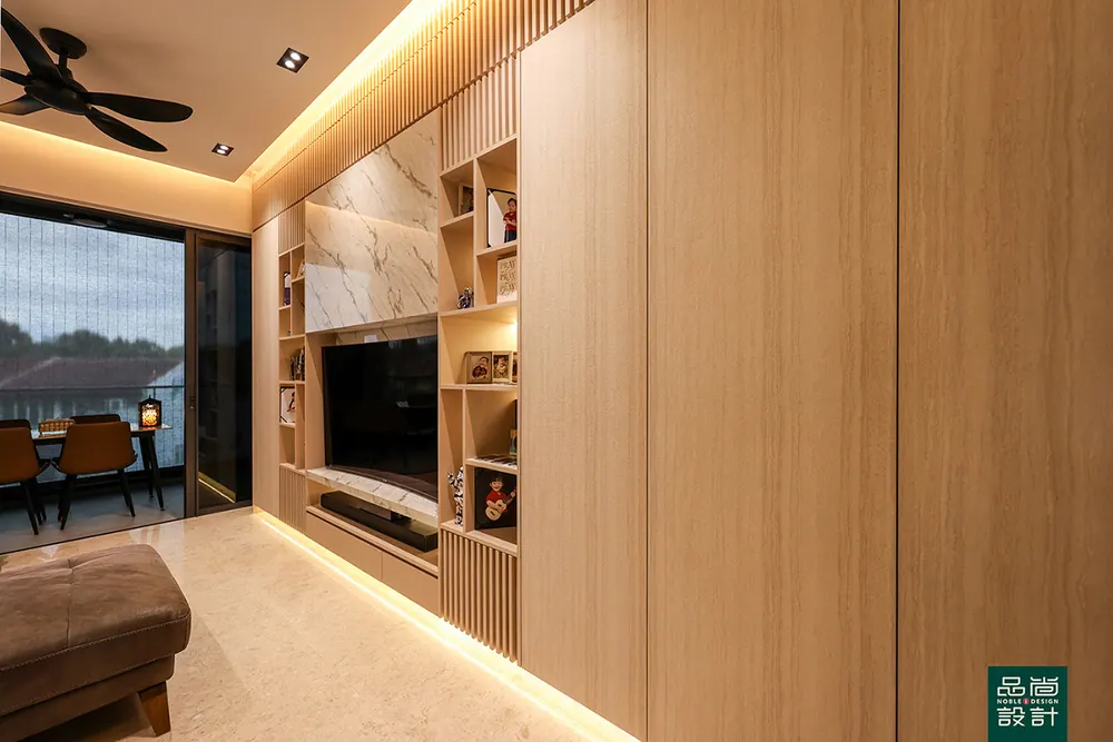 Fourth Avenue Residences 3 Bedroom — interior by Noble Interior Design