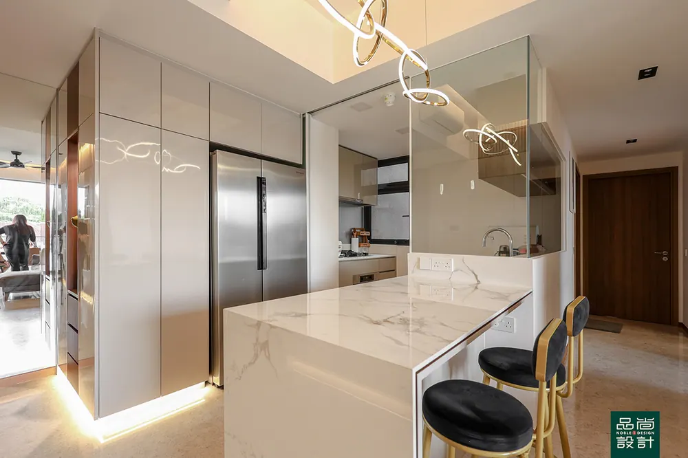 Fourth Avenue Residences 3 Bedroom — interior by Noble Interior Design