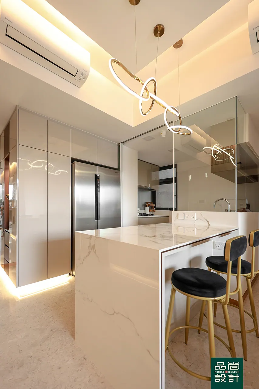 Fourth Avenue Residences 3 Bedroom — interior by Noble Interior Design