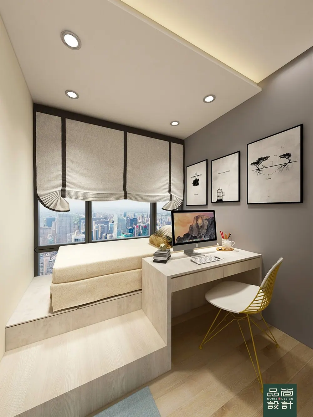 GEM Residences 2 Bedroom — interior by Noble Interior Design