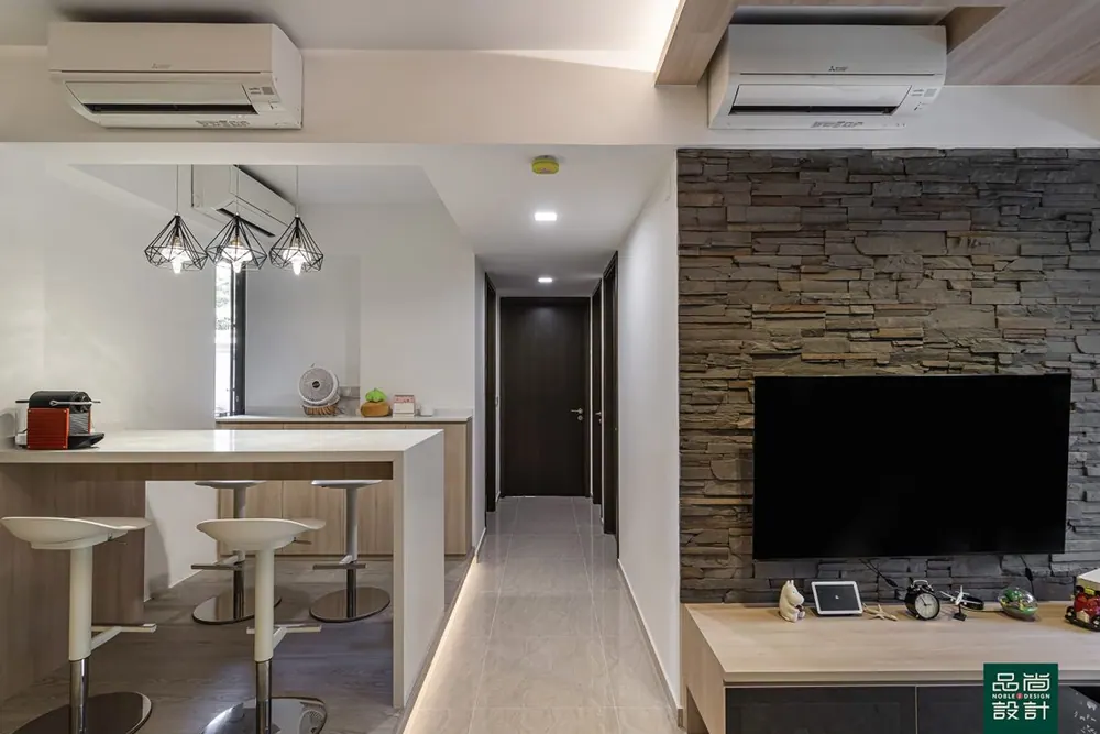 Grandeur Park Residences 3 Bedroom — interior by Noble Interior Design