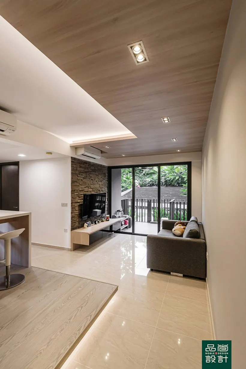 Grandeur Park Residences 3 Bedroom — interior by Noble Interior Design