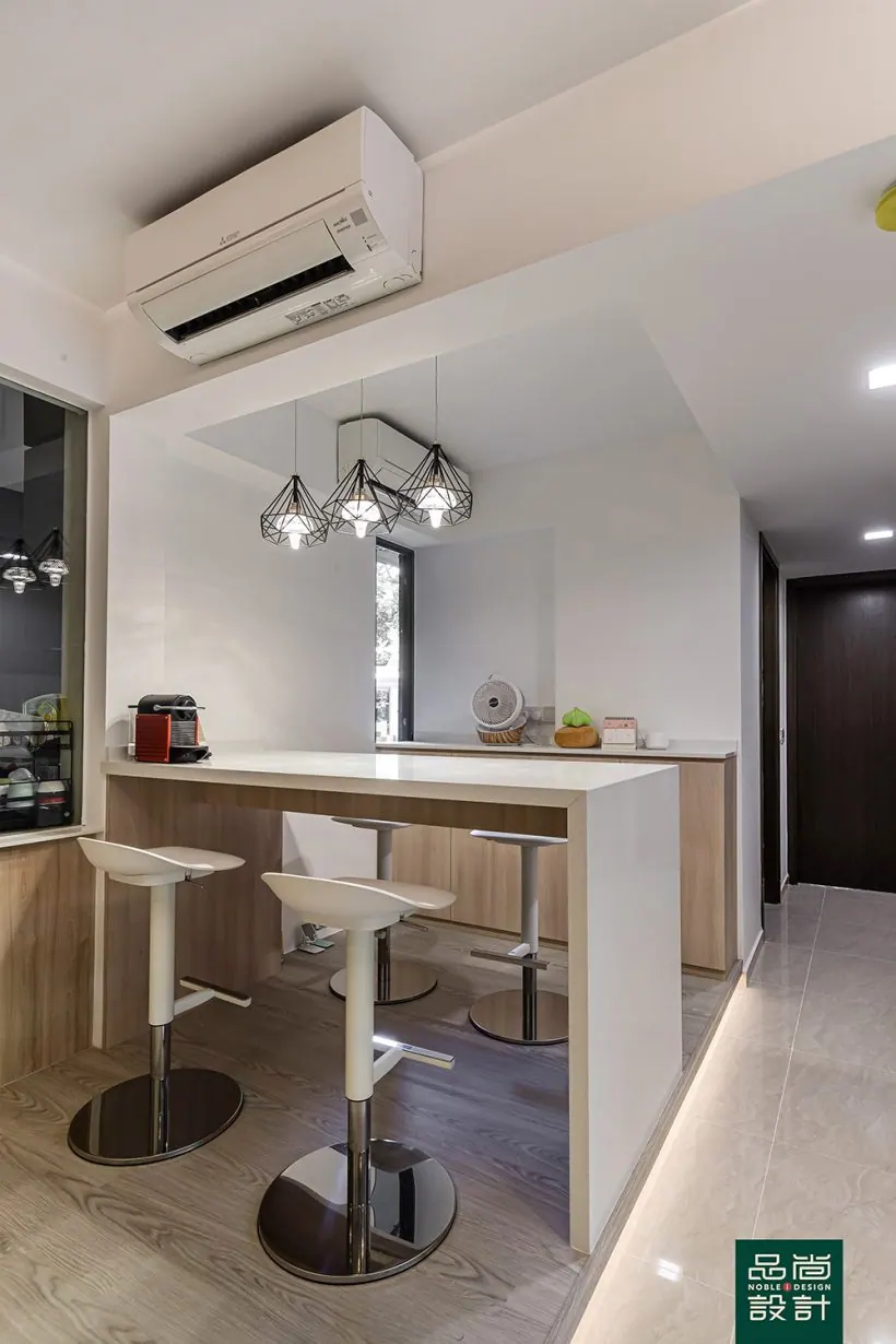Grandeur Park Residences 3 Bedroom — interior by Noble Interior Design