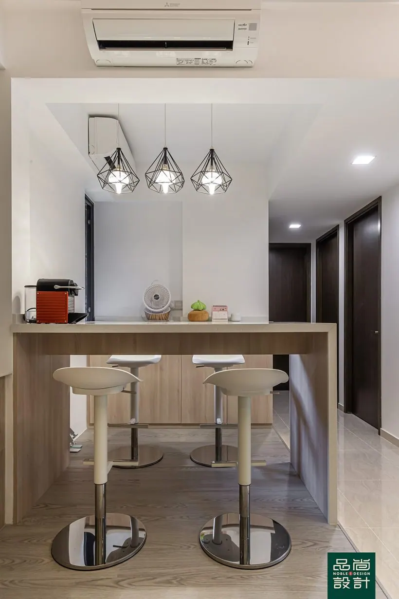 Grandeur Park Residences 3 Bedroom — interior by Noble Interior Design