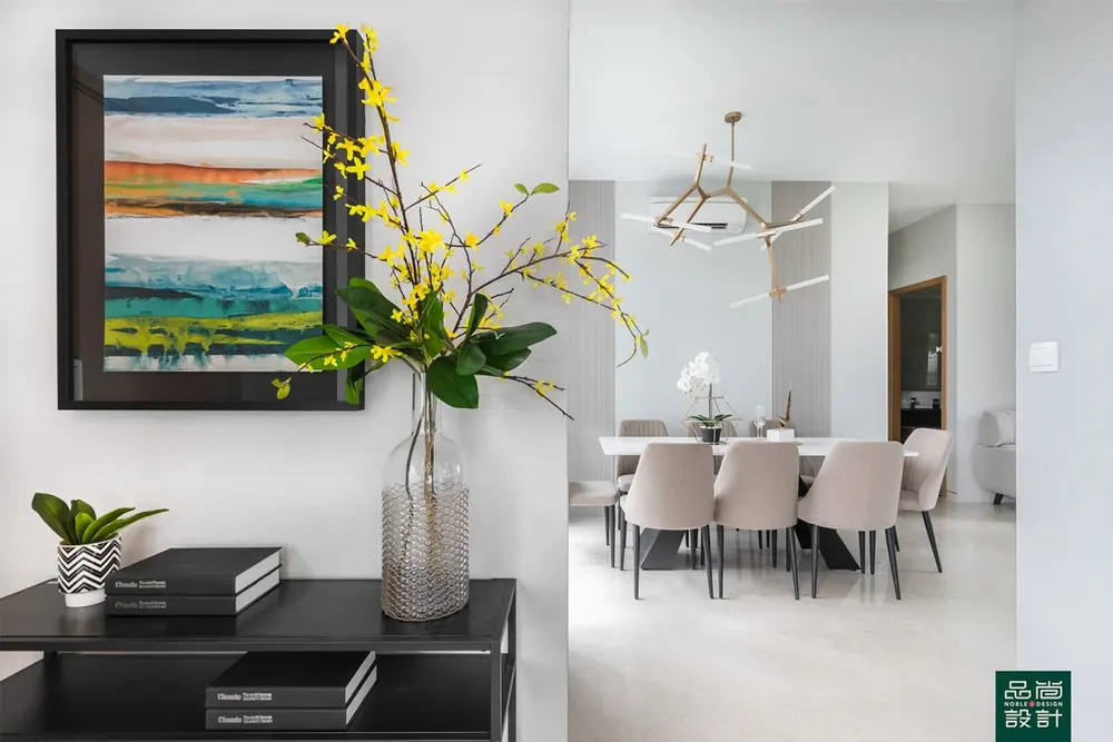 Entrance in Infini @ East Coast 4 Bedroom — interior by Noble Interior Design