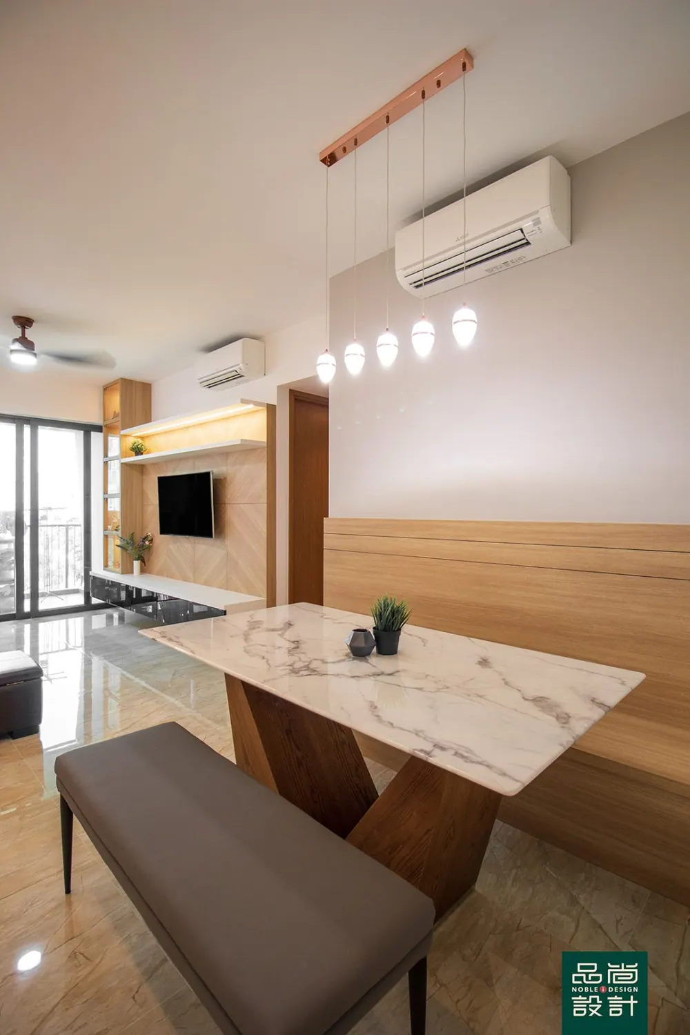Kingsford Waterbay 3 Bedroom — interior by Noble Interior Design