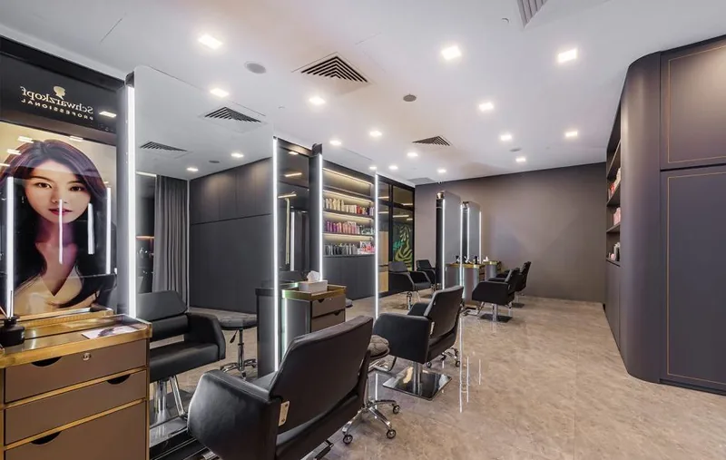 Kiu Hair Gallery — interior by Noble Interior Design