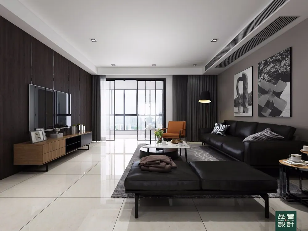 Living room in Oversea Project — interior by Noble Interior Design