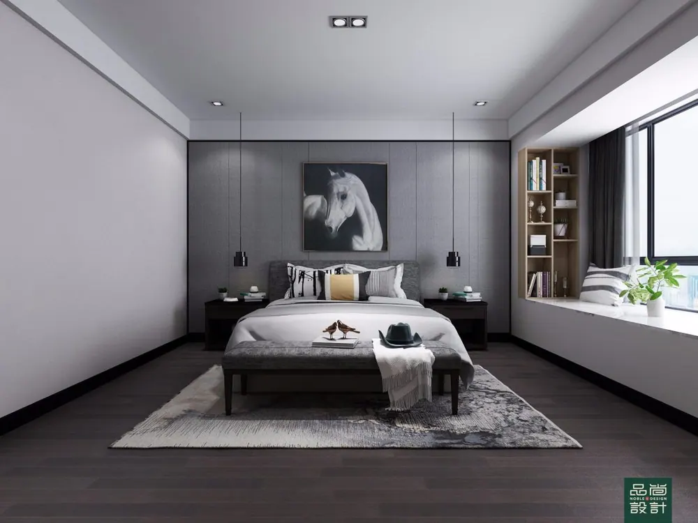 Master bedroom in Oversea Project — interior by Noble Interior Design