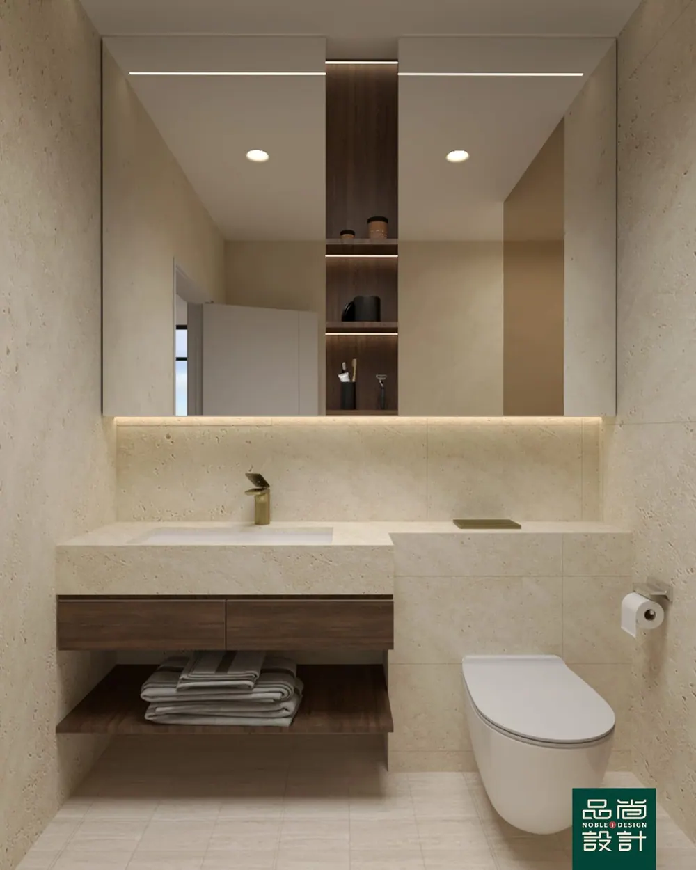 The Loft 3 Bedroom浴室，品尚设计完工项目