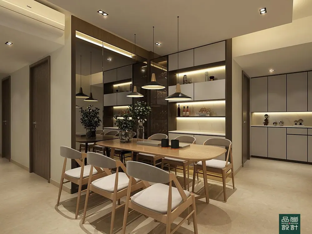 Seaside Residences 3 Bedroom — interior by Noble Interior Design