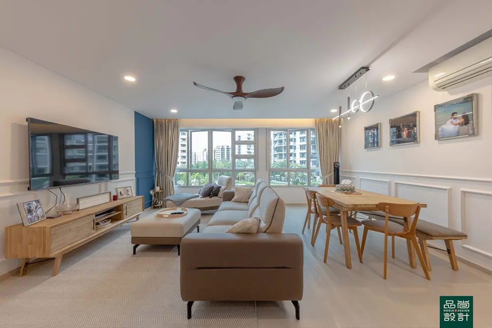 Hougang Parkedge 4-room — interior by Noble Interior Design