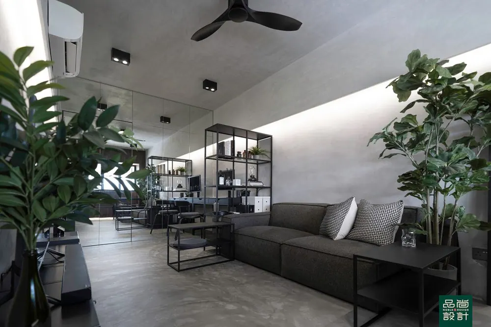 Modern Industrial Themed Bachelor Pad，品尚设计完工项目（第 2 张，共 31 张）