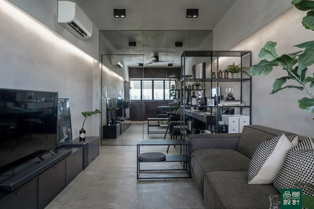 Modern Industrial Themed Bachelor Pad，品尚设计完工项目（第 3 张，共 31 张）